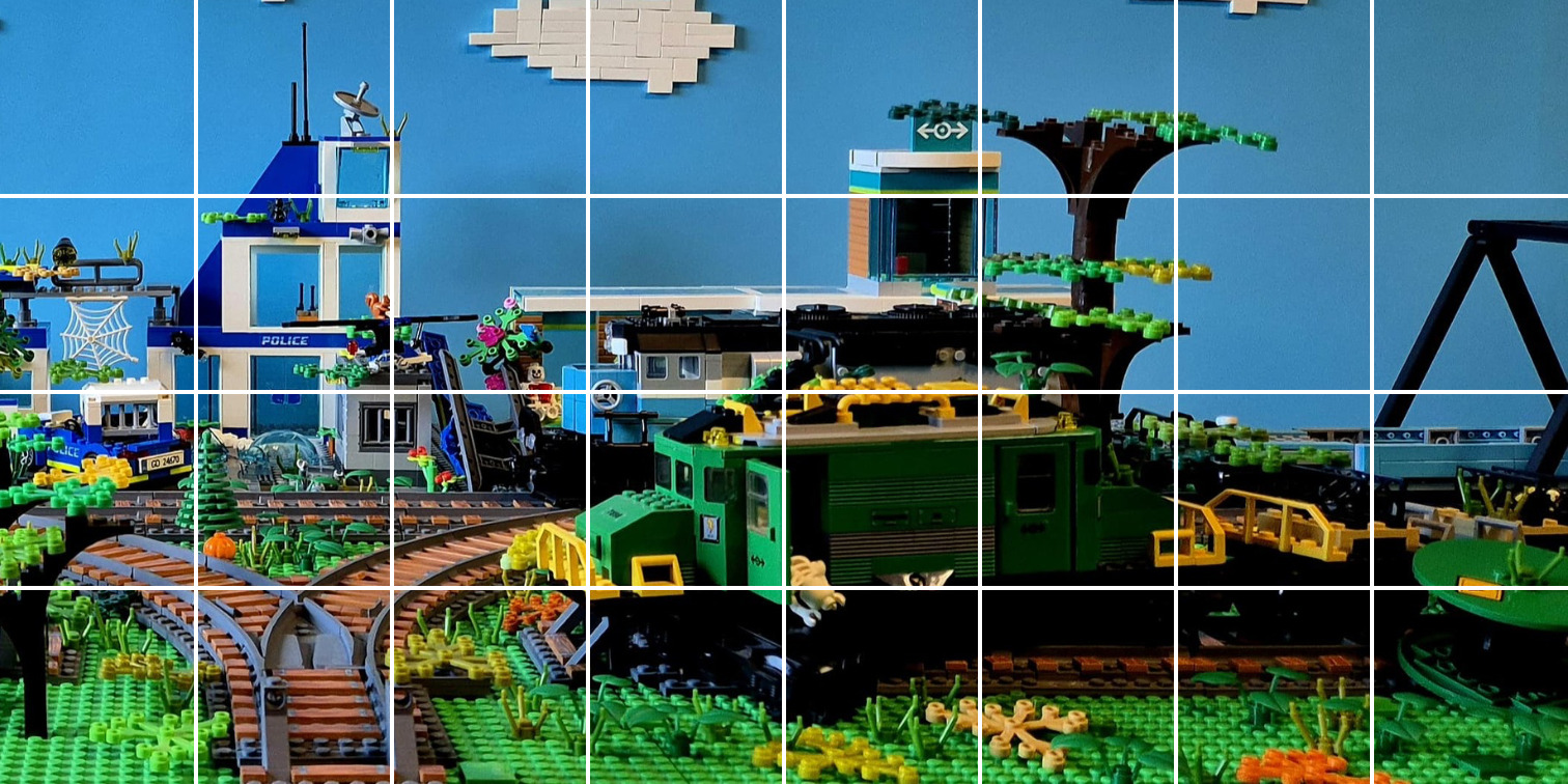 LEGO dlaždice s UV potlačou