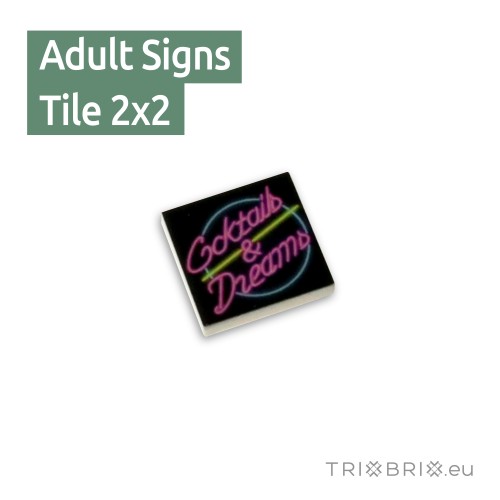 Adult Signs - Tile 2x2